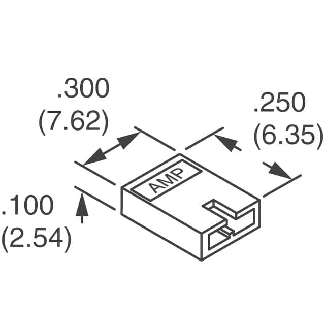 531230-4 TE Connectivity AMP Connectors  Shunts und Jumper